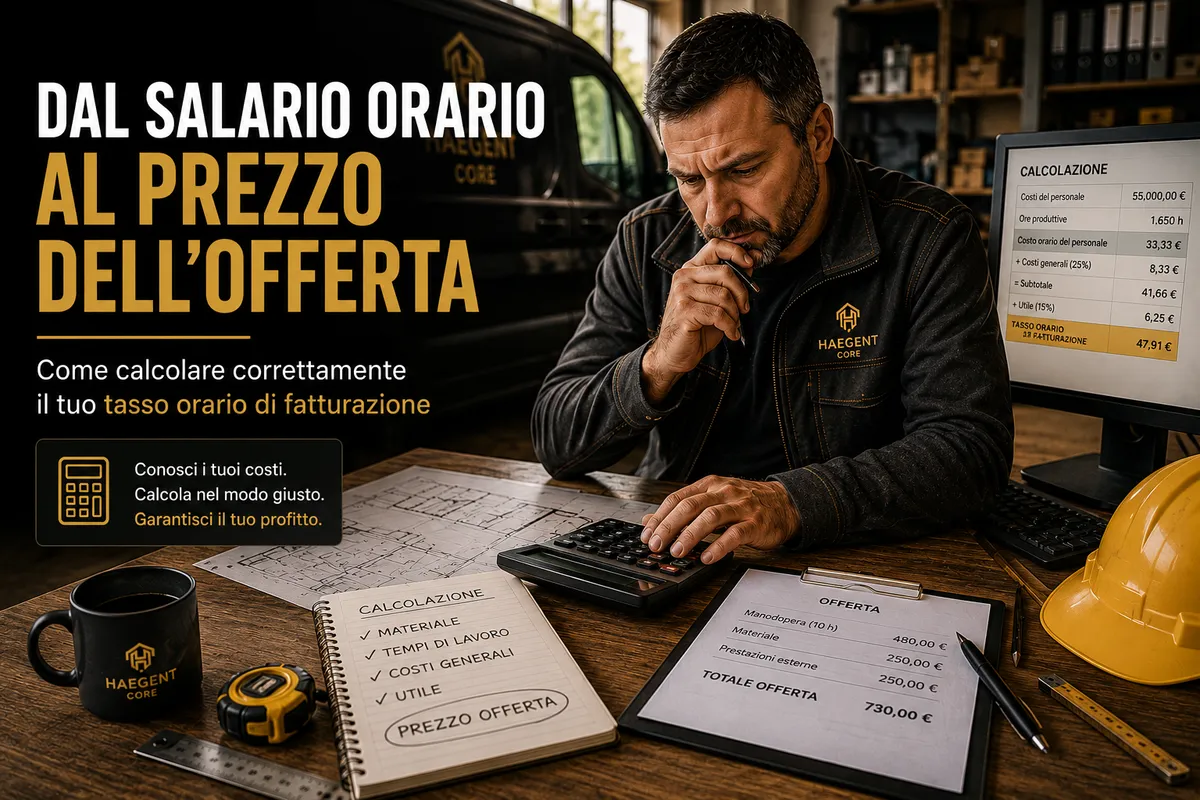 2 - Dalla paga oraria al prezzo del preventivo – Come calcolare correttamente il tuo costo orario
