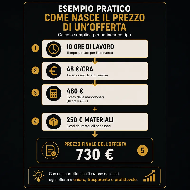 Esempio di prezzo dell'offerta