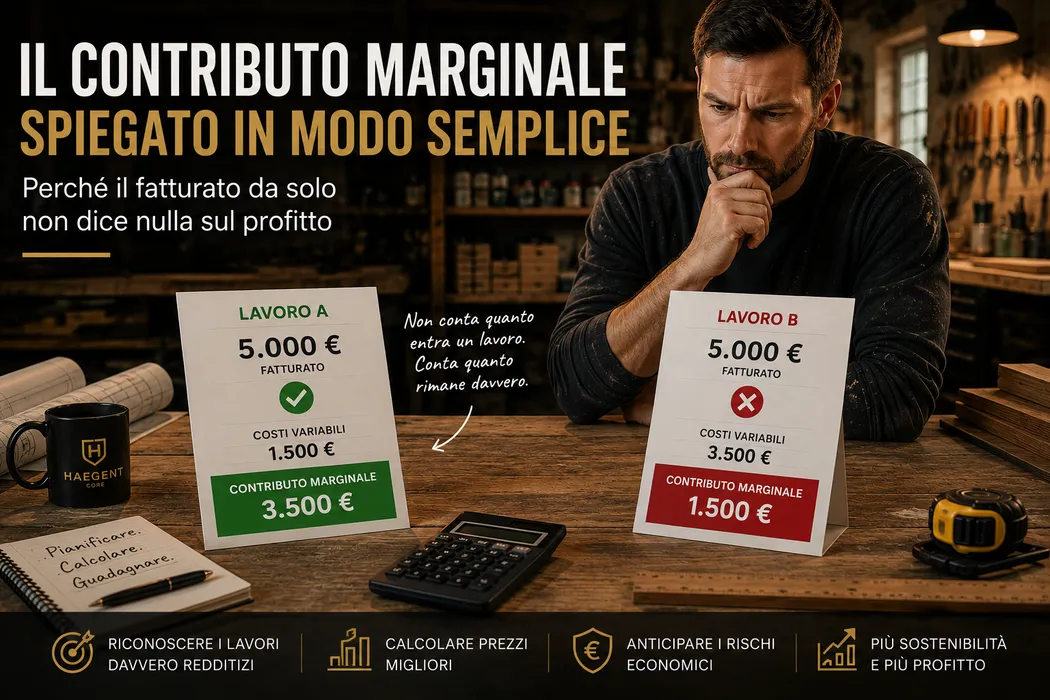3 - Margine di contribuzione spiegato in modo semplice – Perché il fatturato da solo non dice nulla sui guadagni