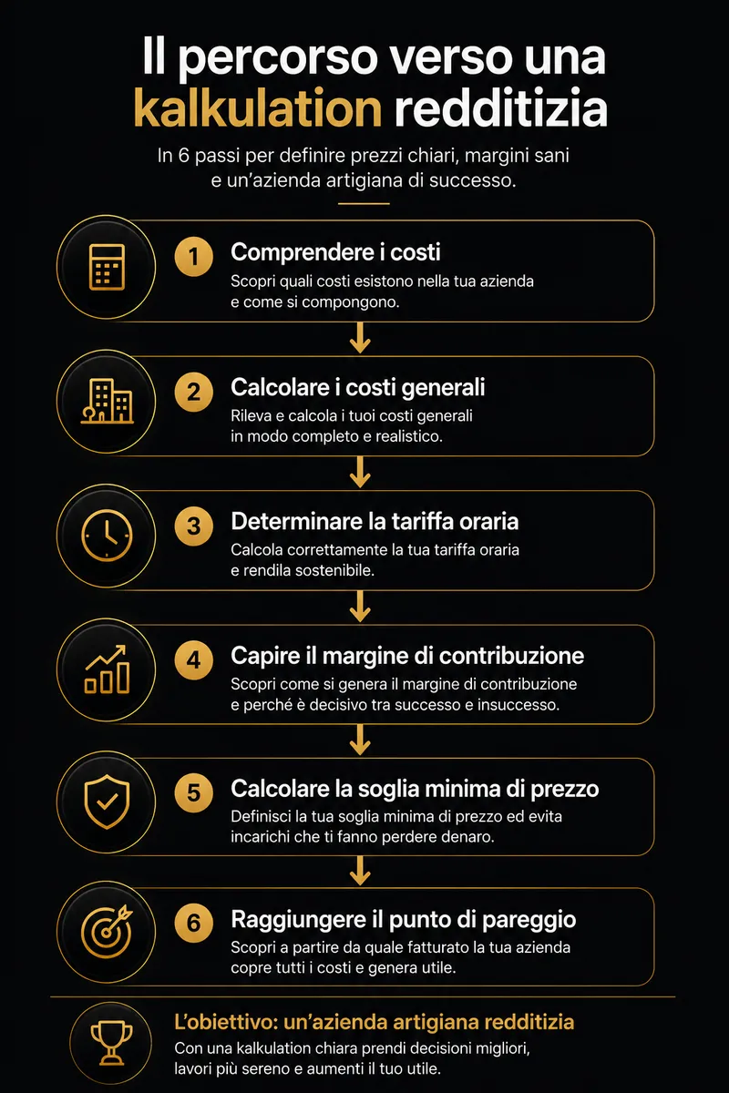 Il percorso verso una calcolazione redditizia in sei passaggi