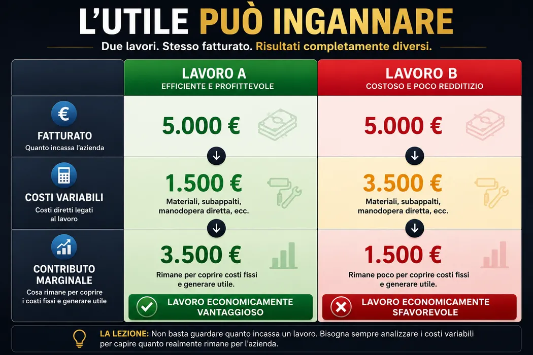 "Confronto tra alto e basso contributo marginale